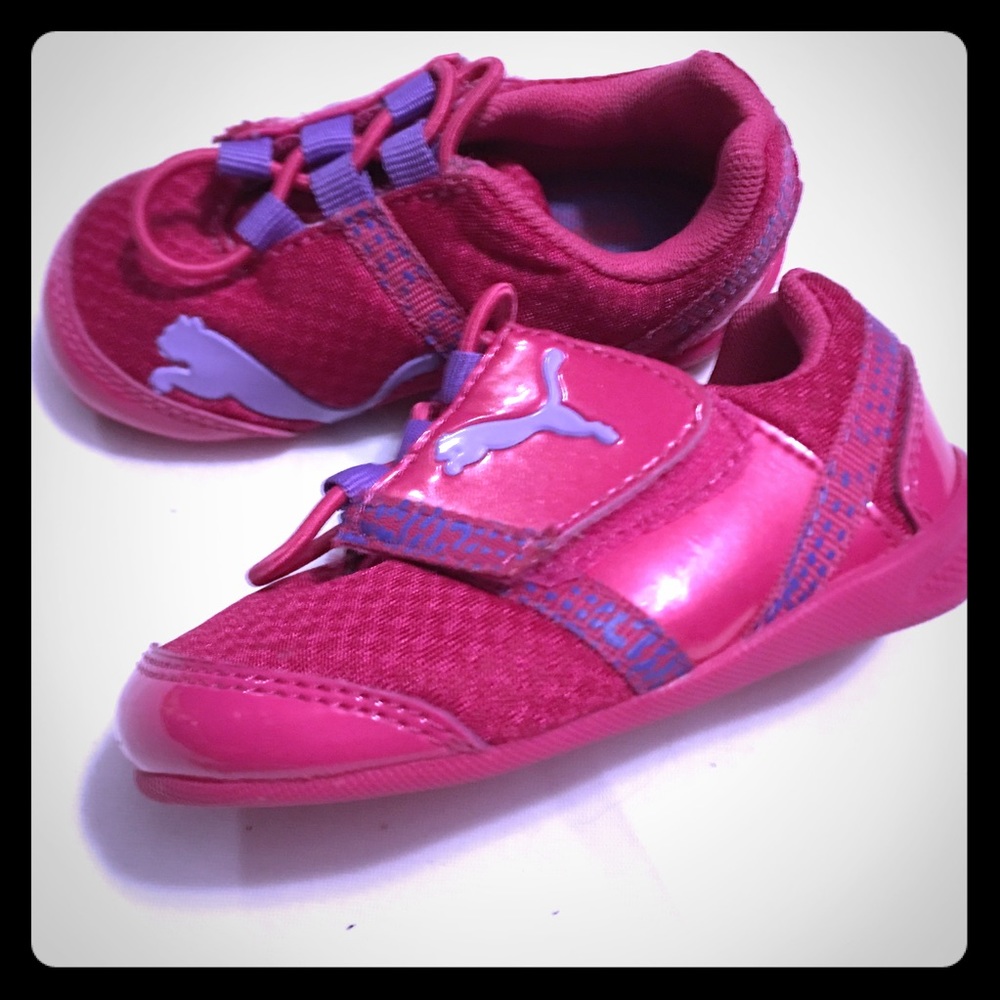 Puma 🐆 Pink and light purple baby Sneakers